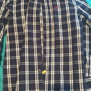Men's Blue Plaid Shirt
